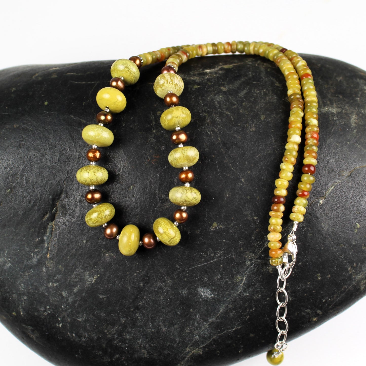 Yellow Turquoise Necklace