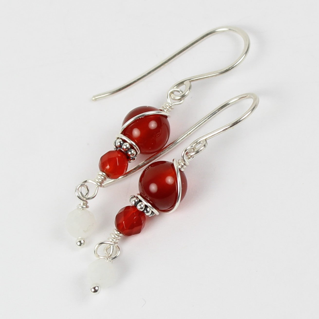 Carnelian Wrap Earrings
