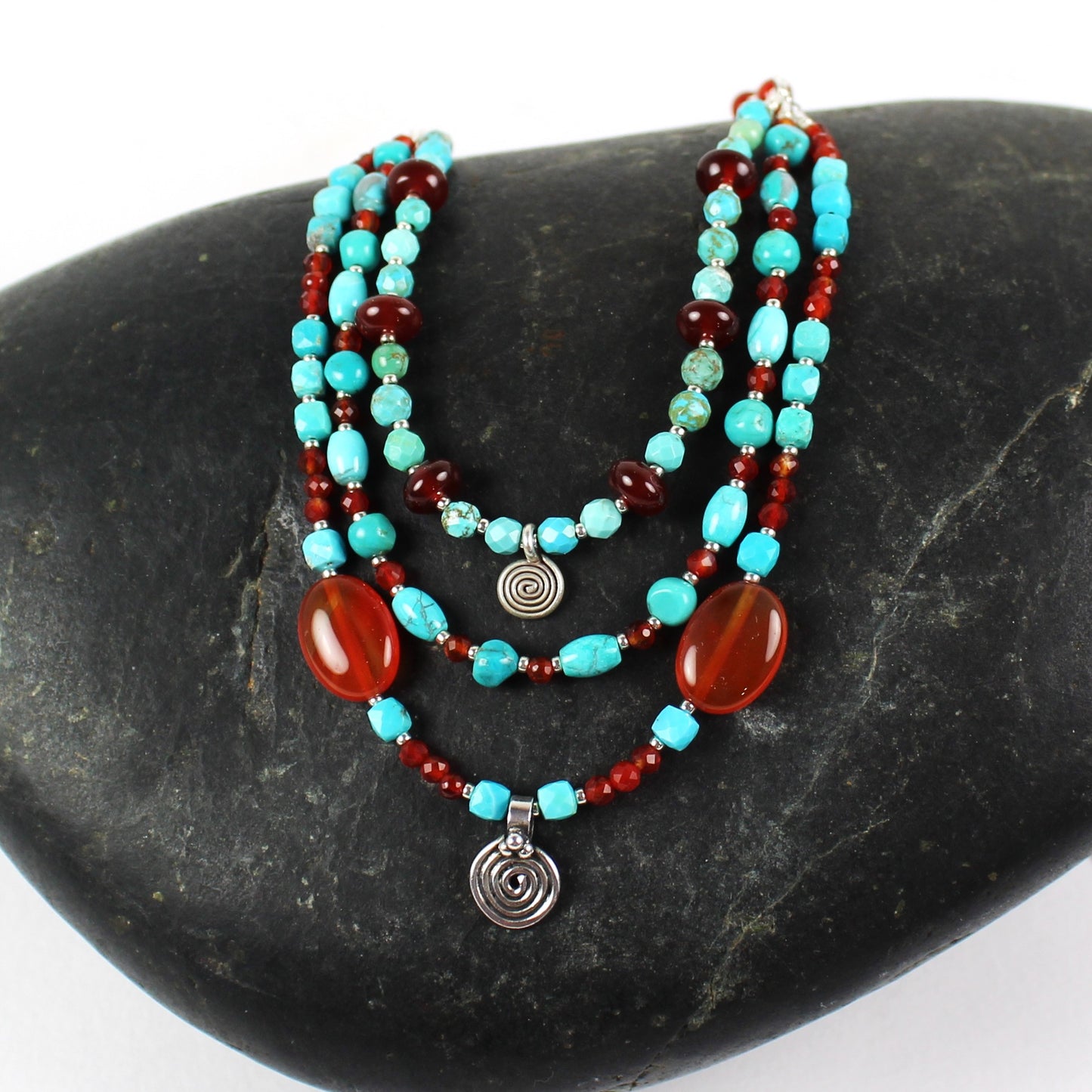 Fire and Sky Necklace