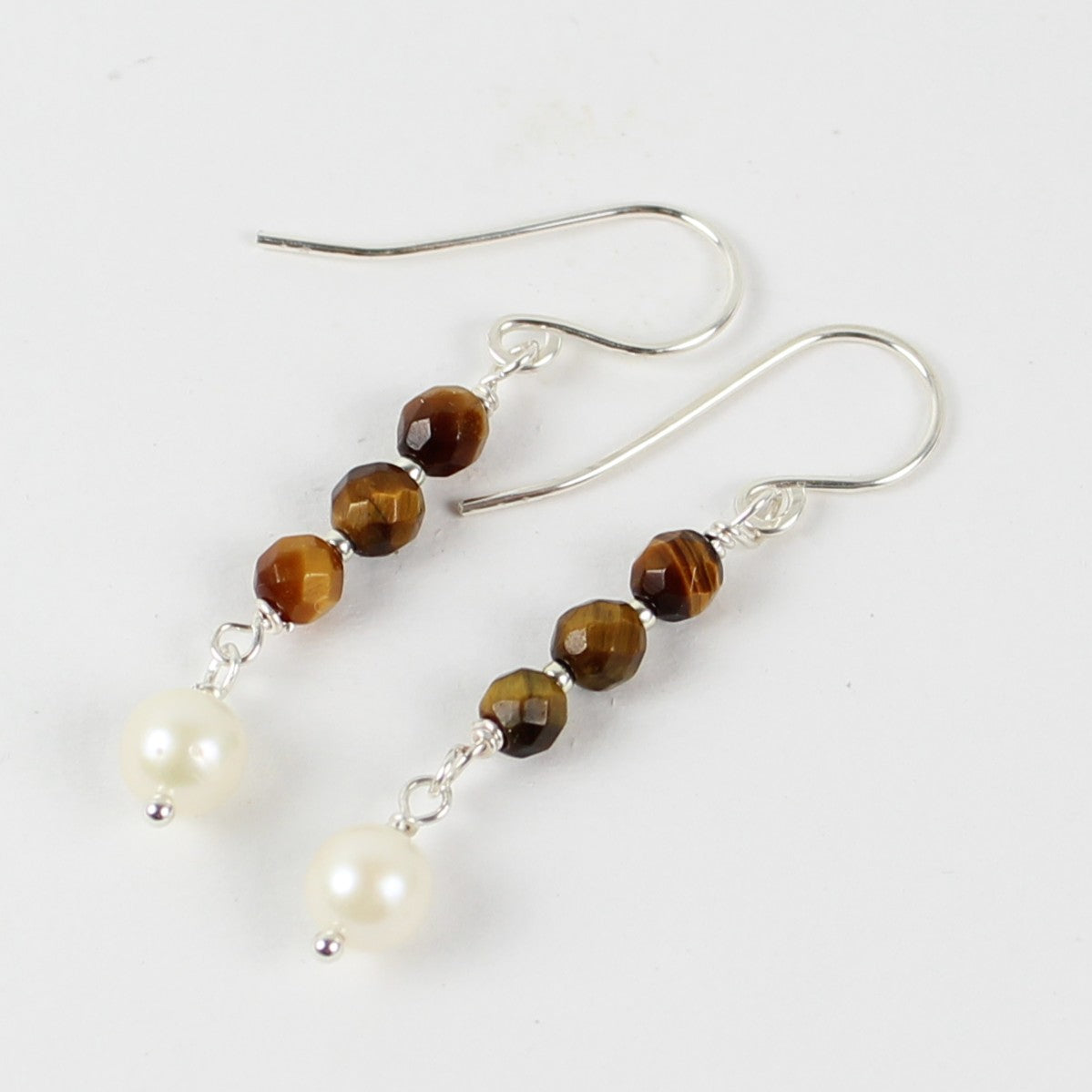Tiger Eye Stack Earrings