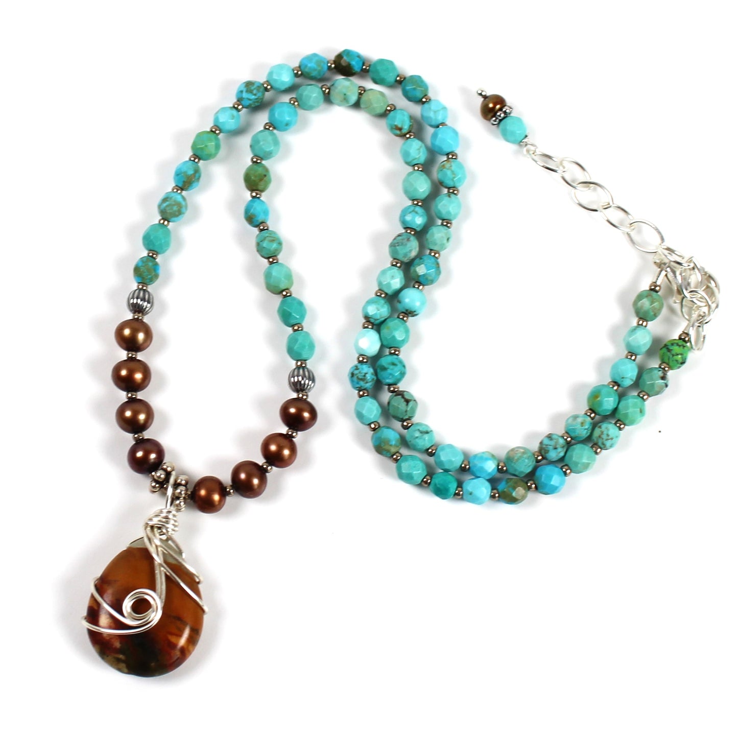 Turquoise and Jasper Necklace