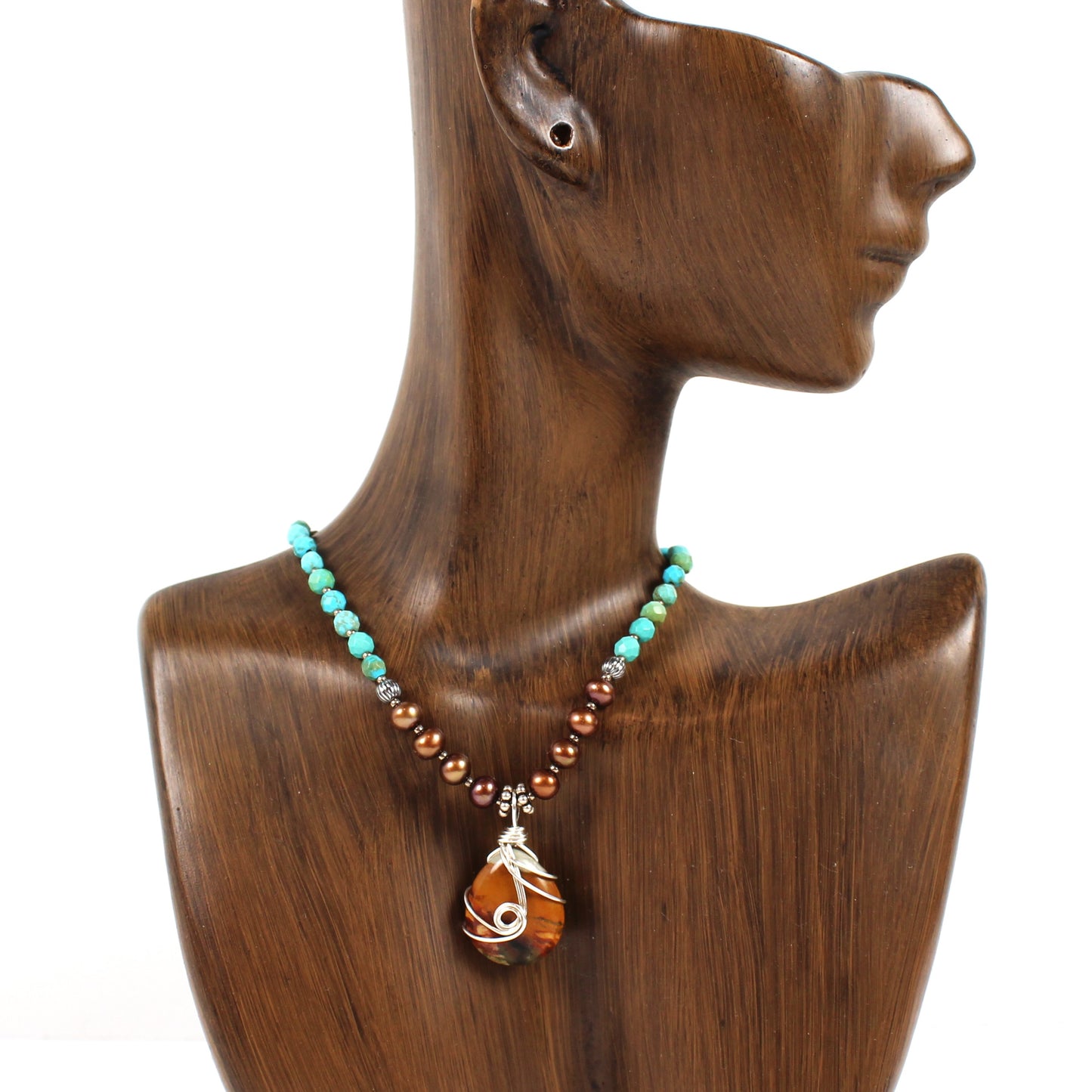 Turquoise and Jasper Necklace