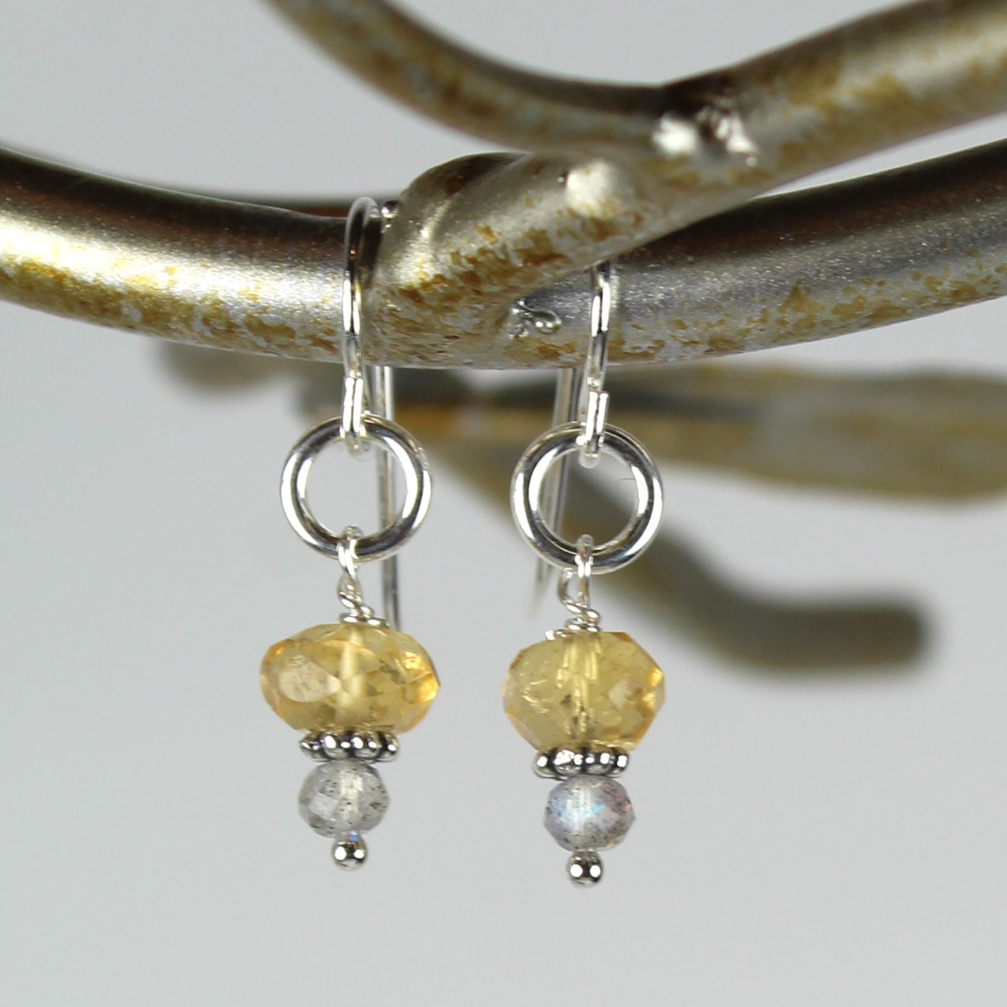 Citrine Loop Earrings