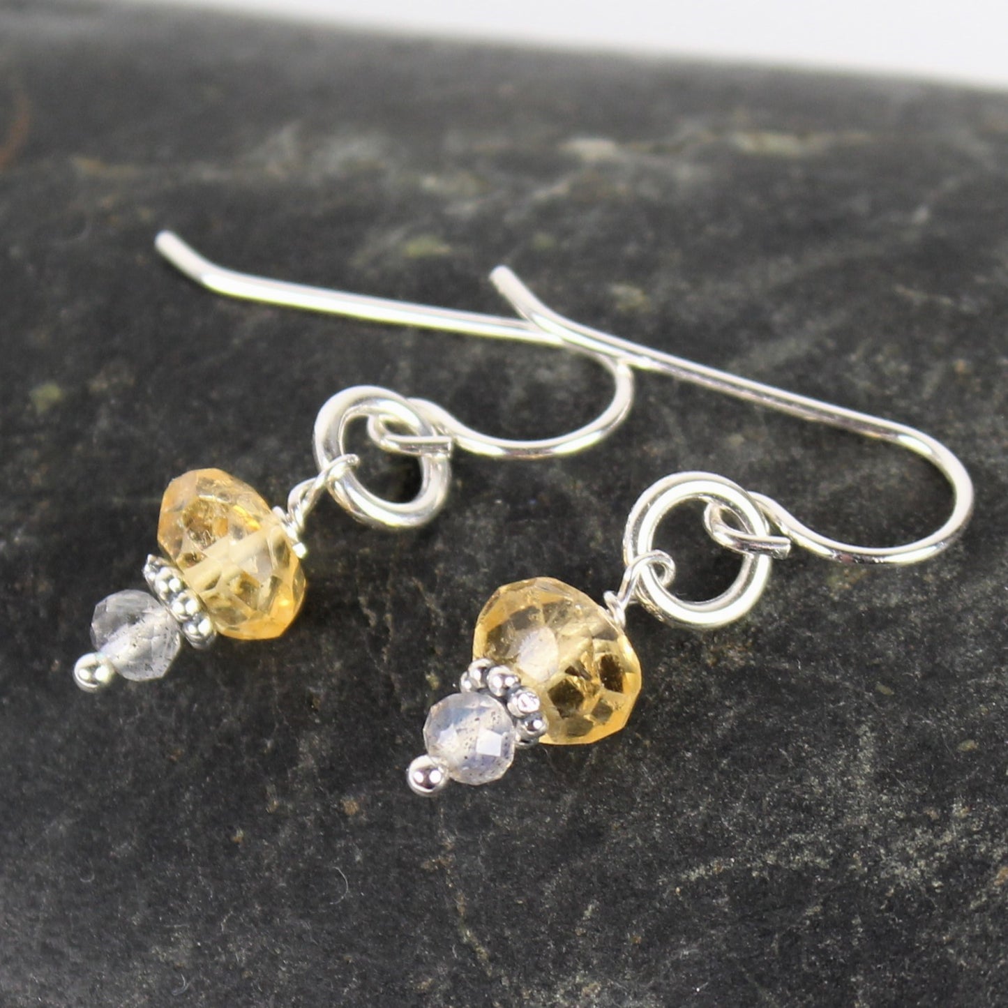 Citrine Loop Earrings