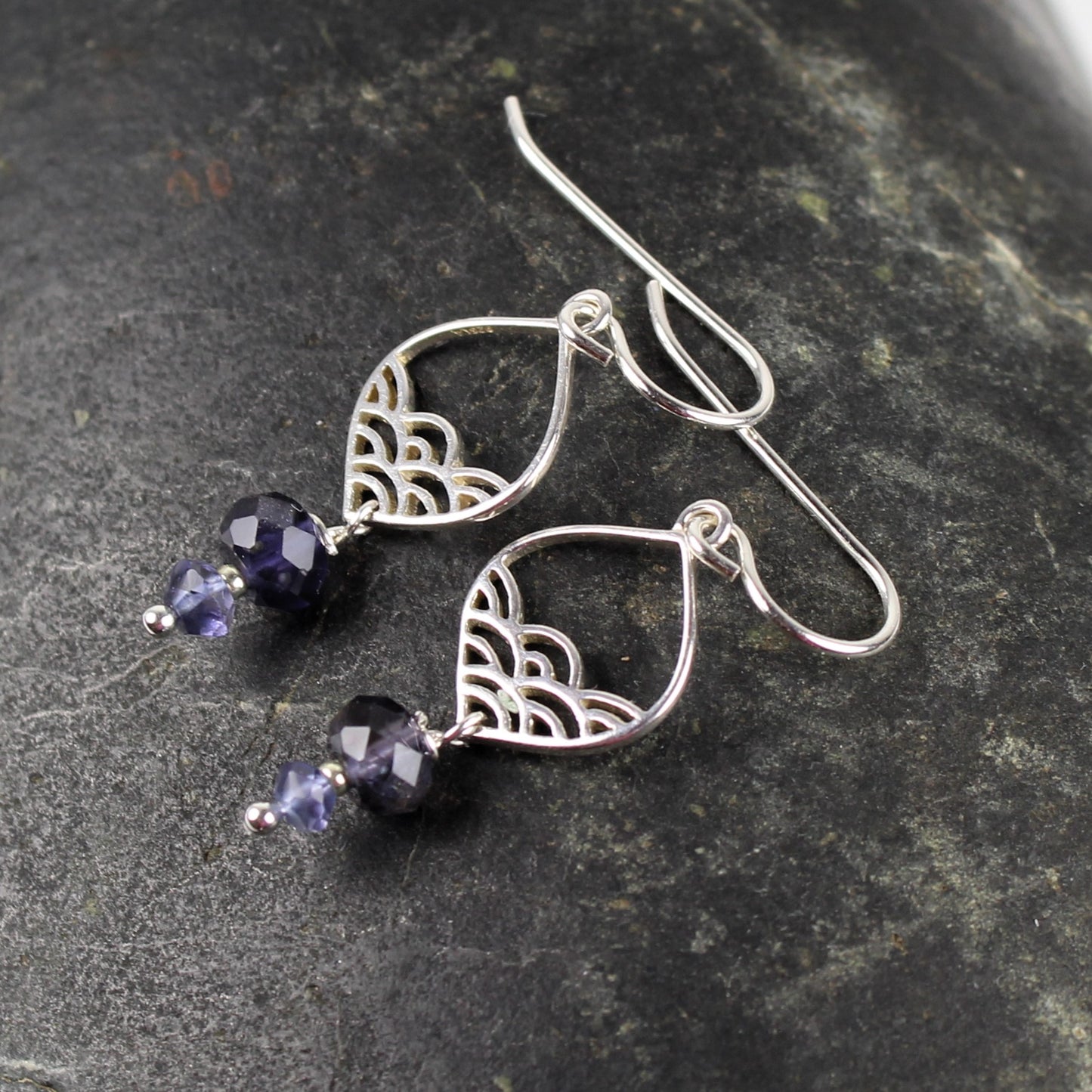 Blue Water Earrings