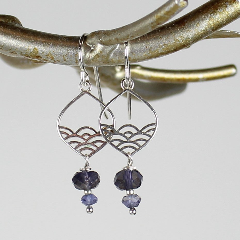 Blue Water Earrings