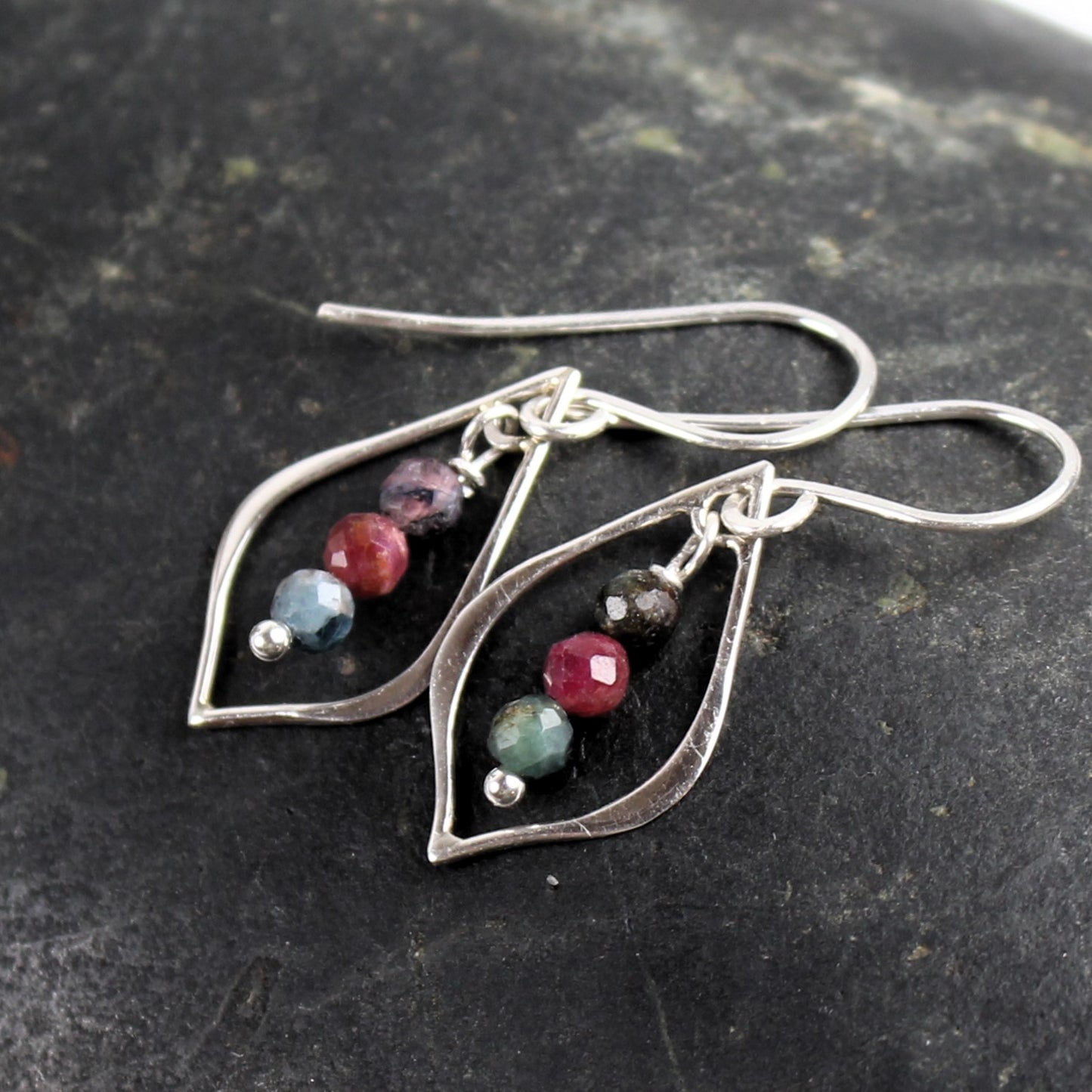 Tourmaline Teardrop Earrings