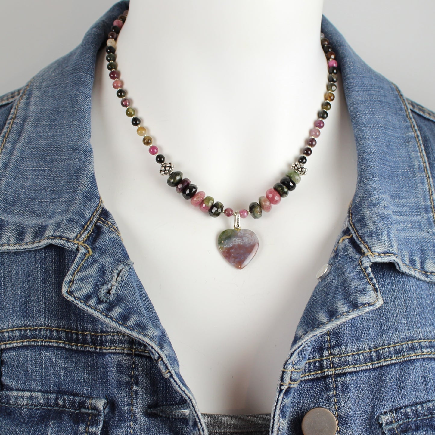 Tourmaline Heart Necklace