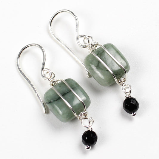 Burmese Jade Earrings