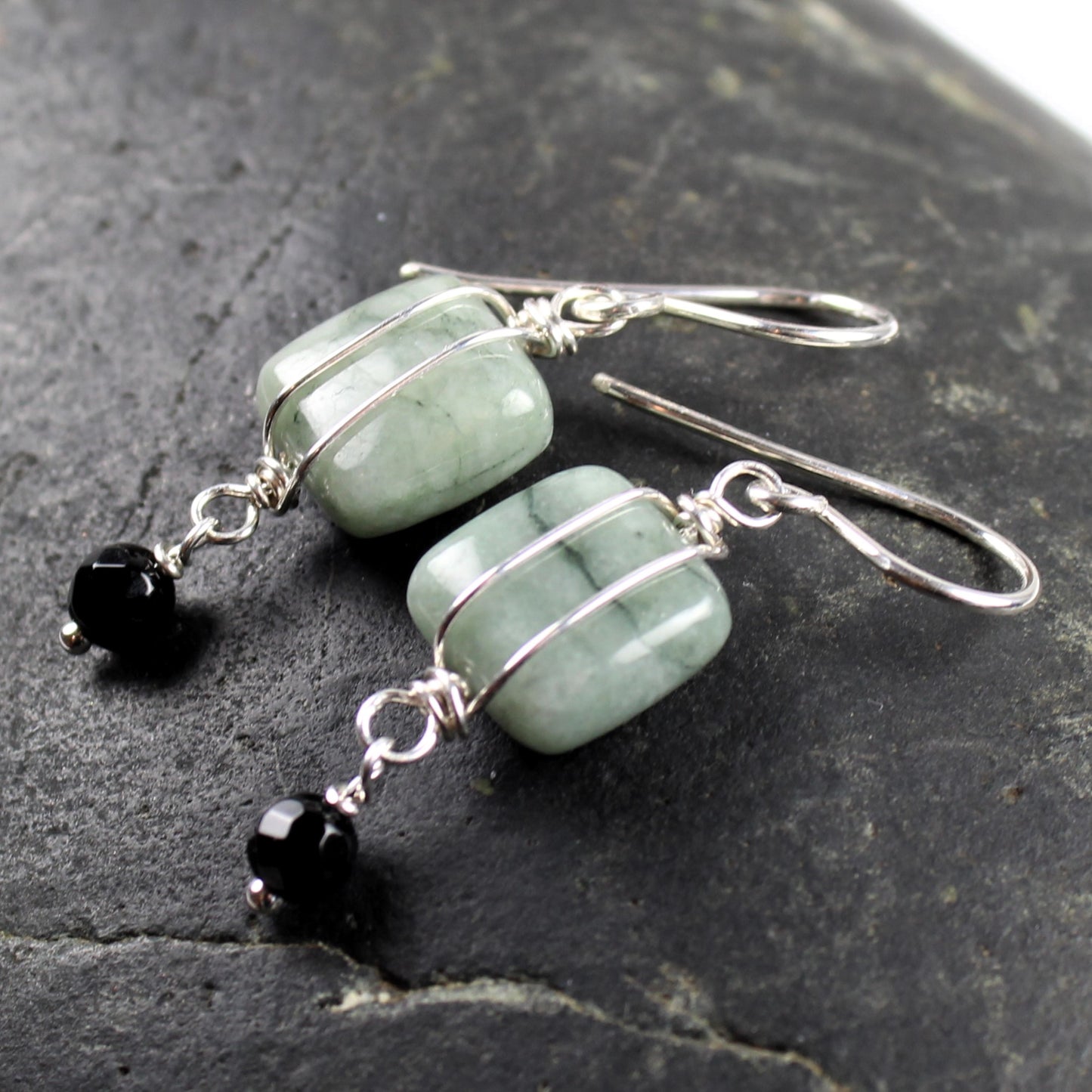 Burmese Jade Earrings