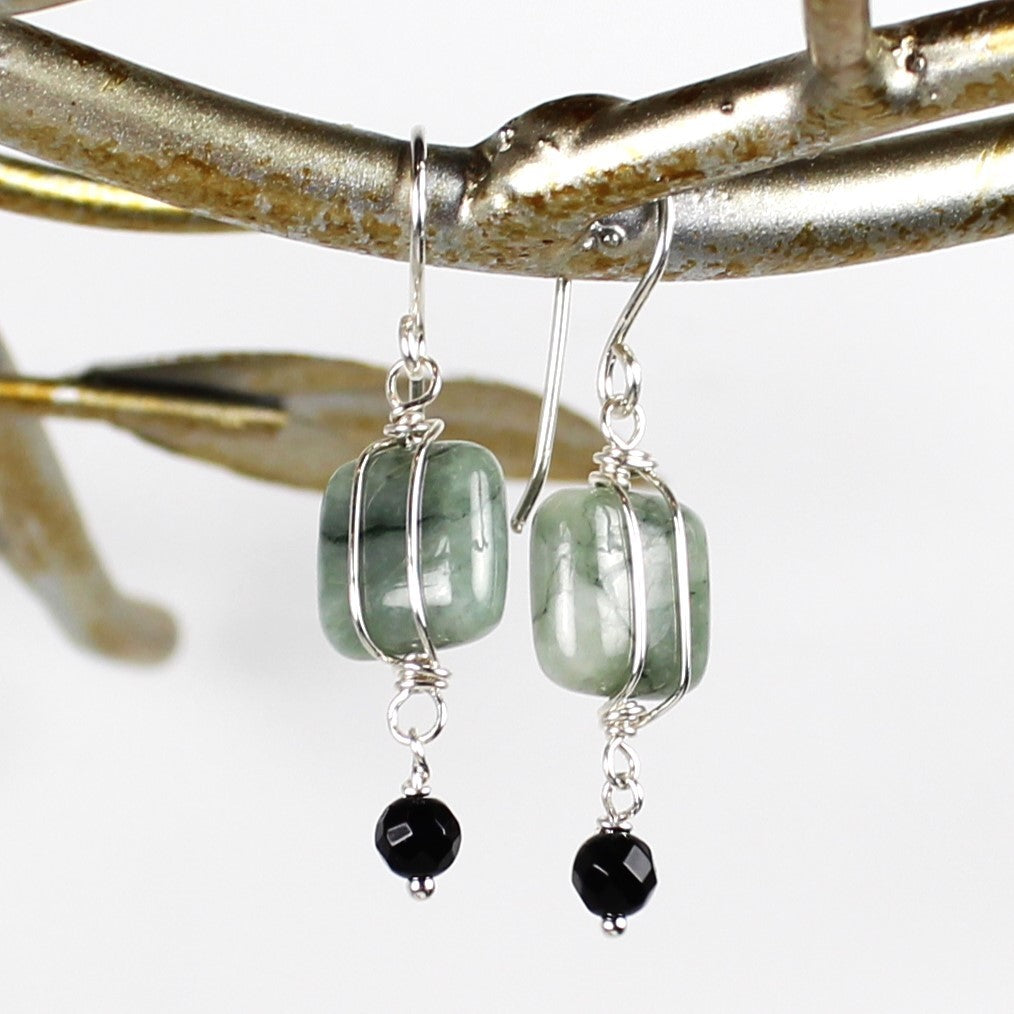 Burmese Jade Earrings