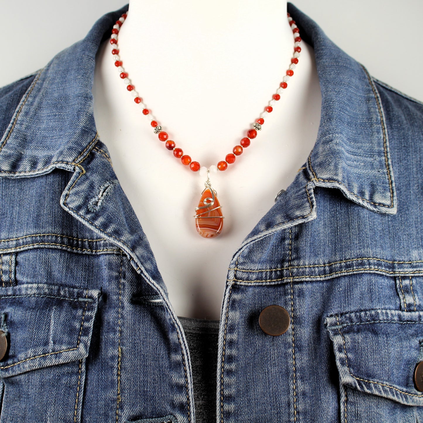 Carnelian Necklace 6