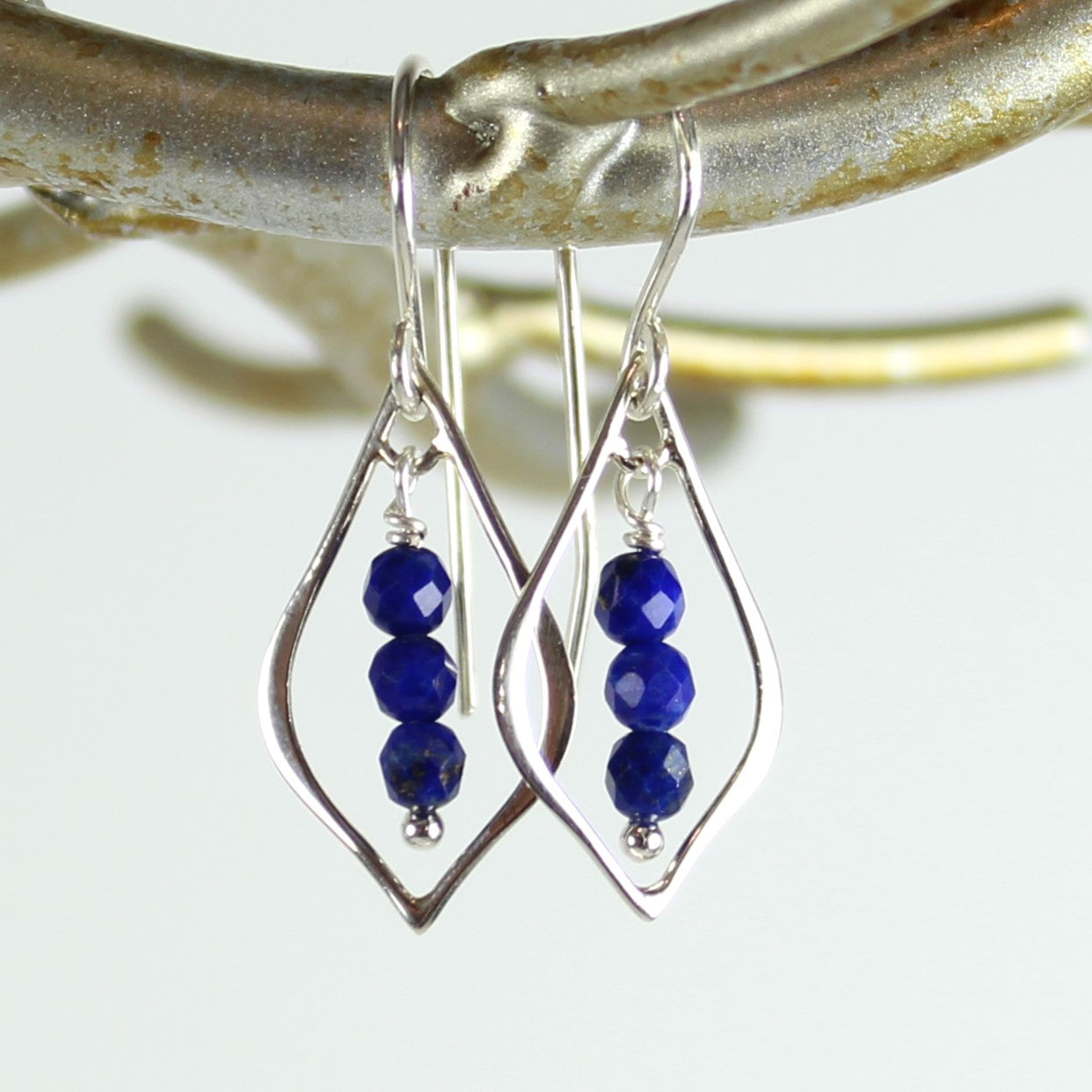 Lapis Teardrop Earrings