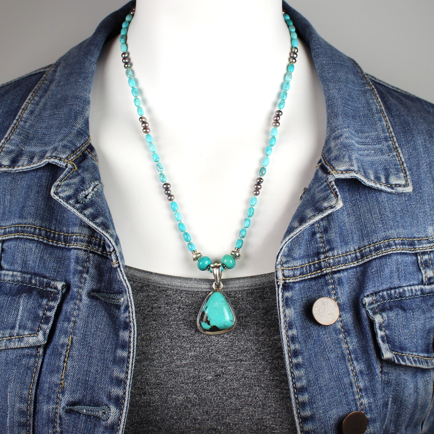 Blue Sky Turquoise Necklace