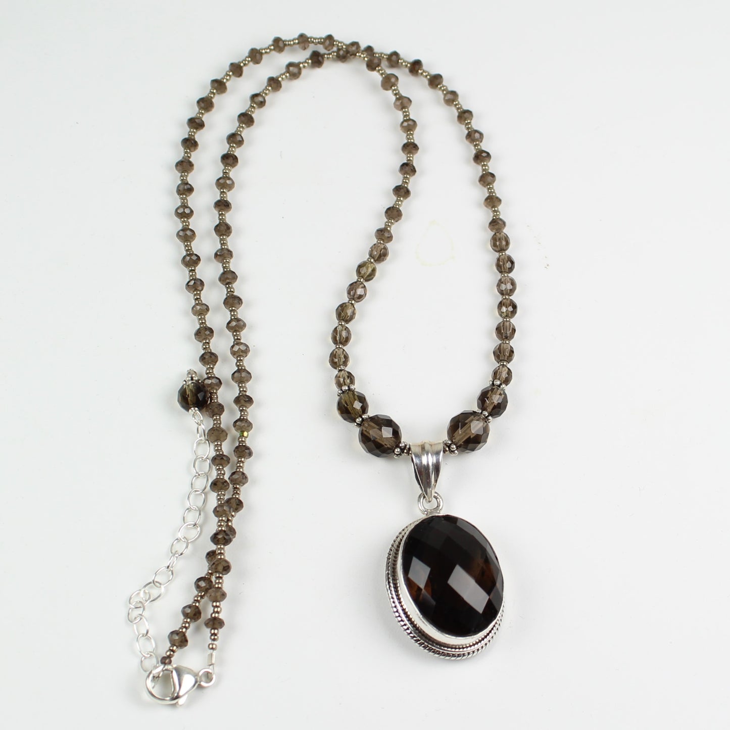 Smoky Quartz Pendant Necklace