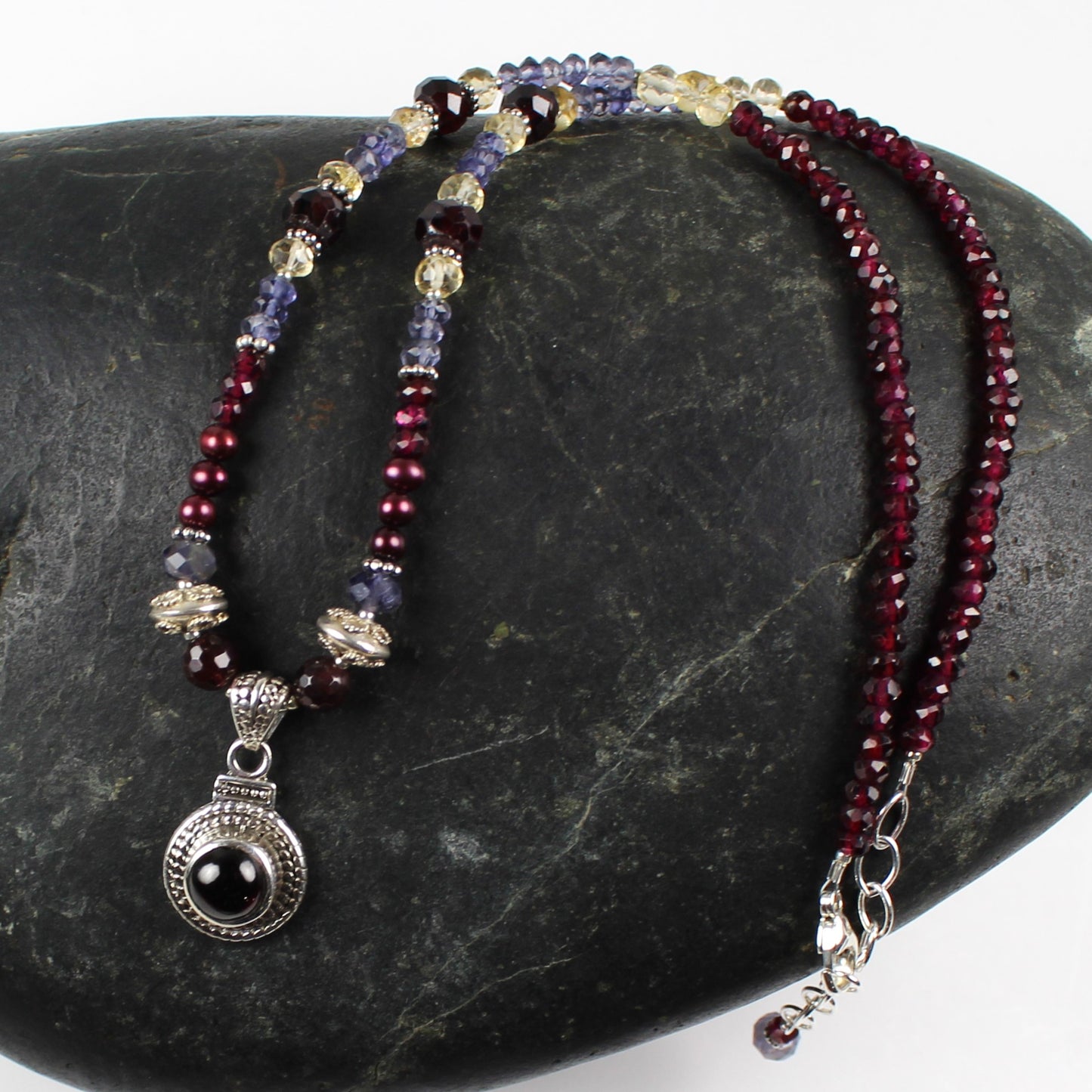 Garnet Gemstone Necklace