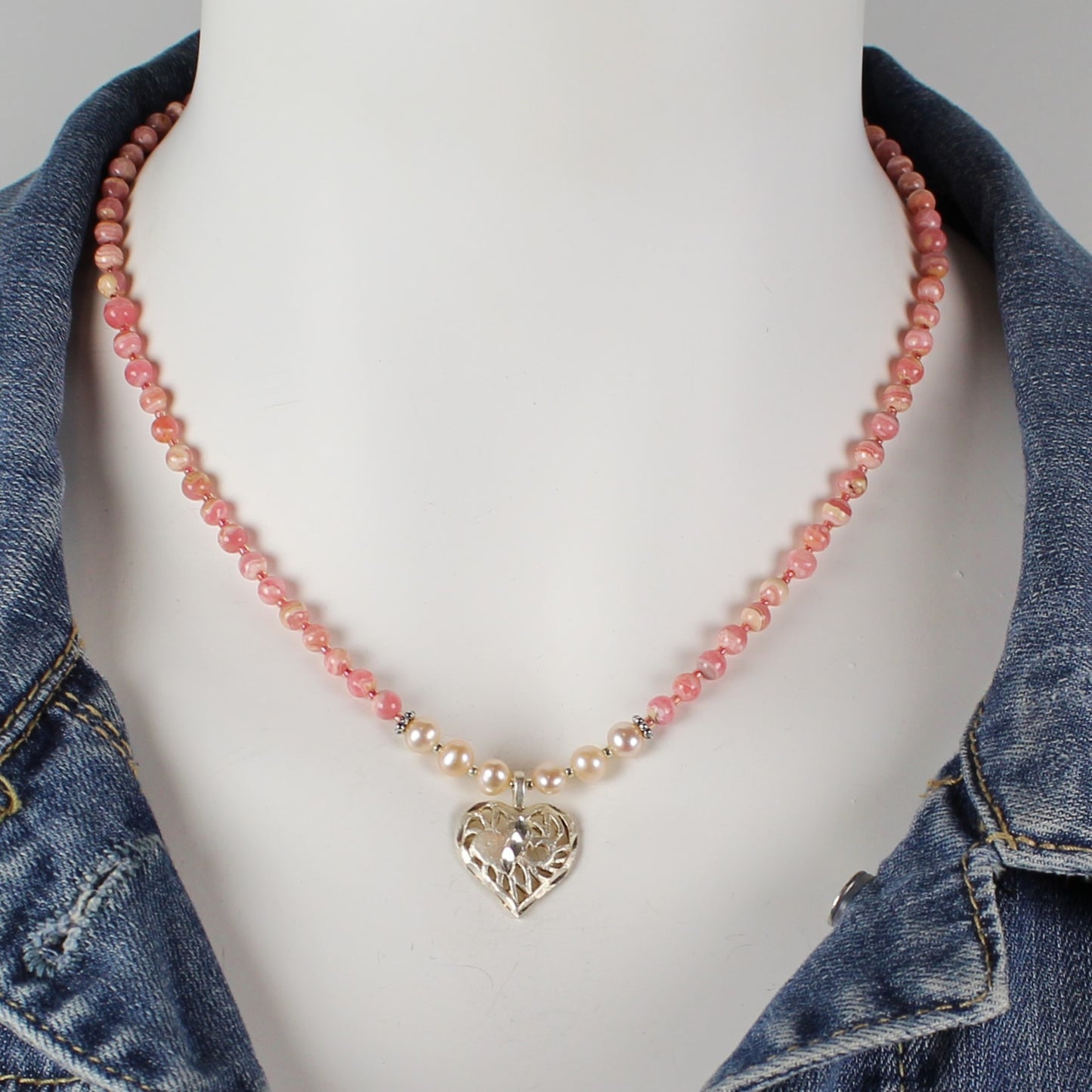 Pink Heart Necklace