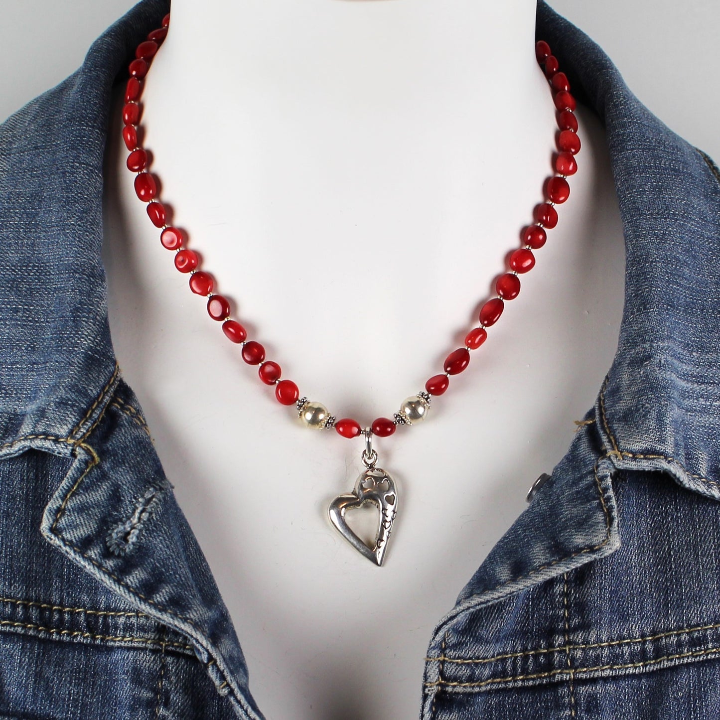 Red Heart Necklace