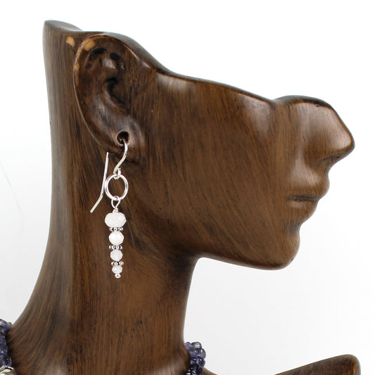 Moonstone Tower Earrings