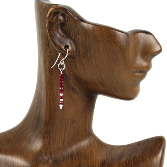 Red Stick Earrings