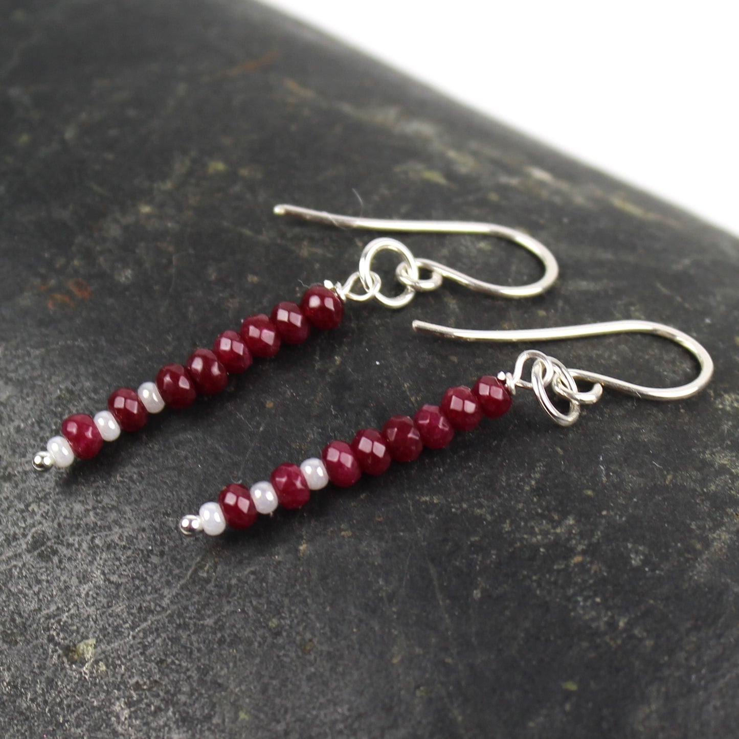 Red Stick Earrings