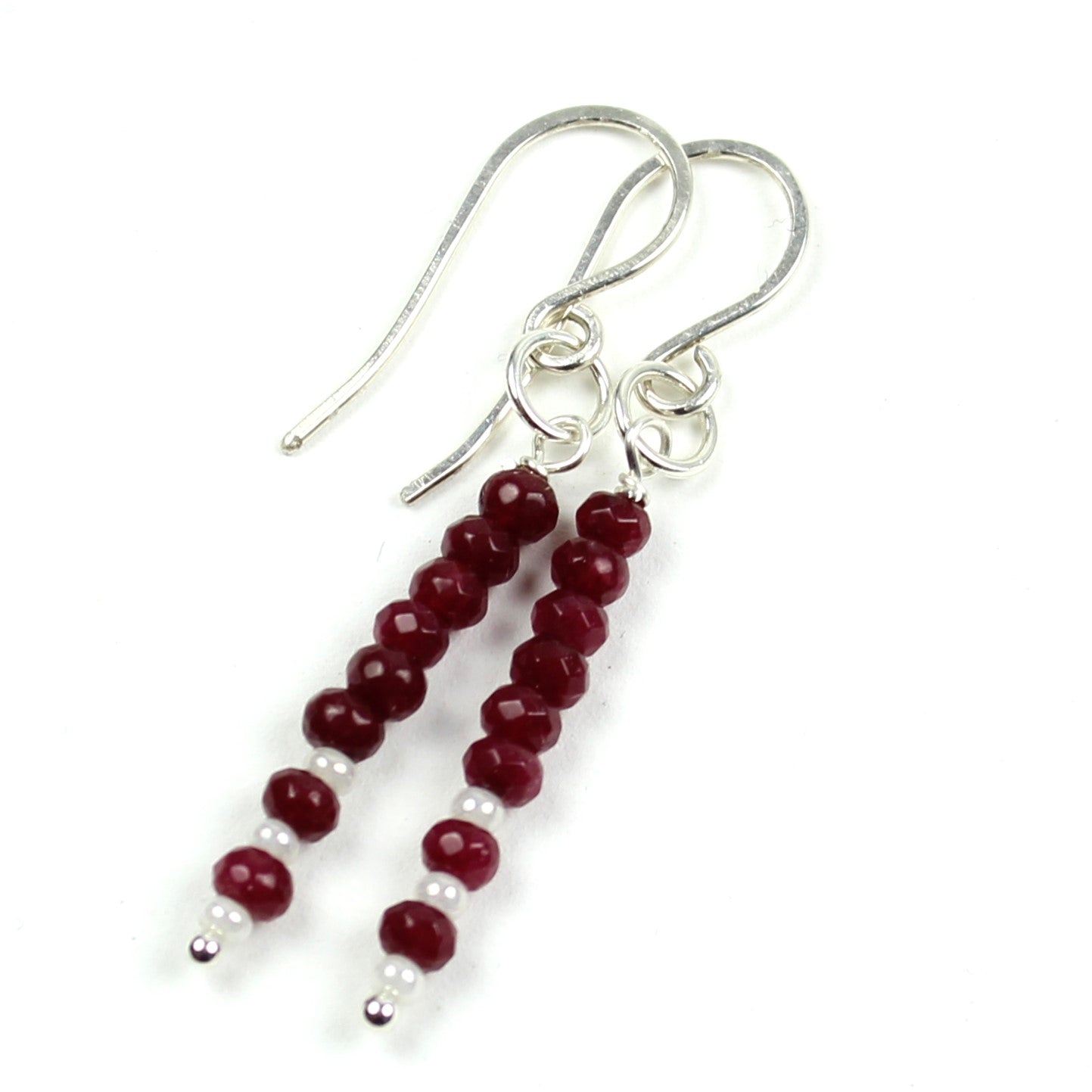 Red Stick Earrings