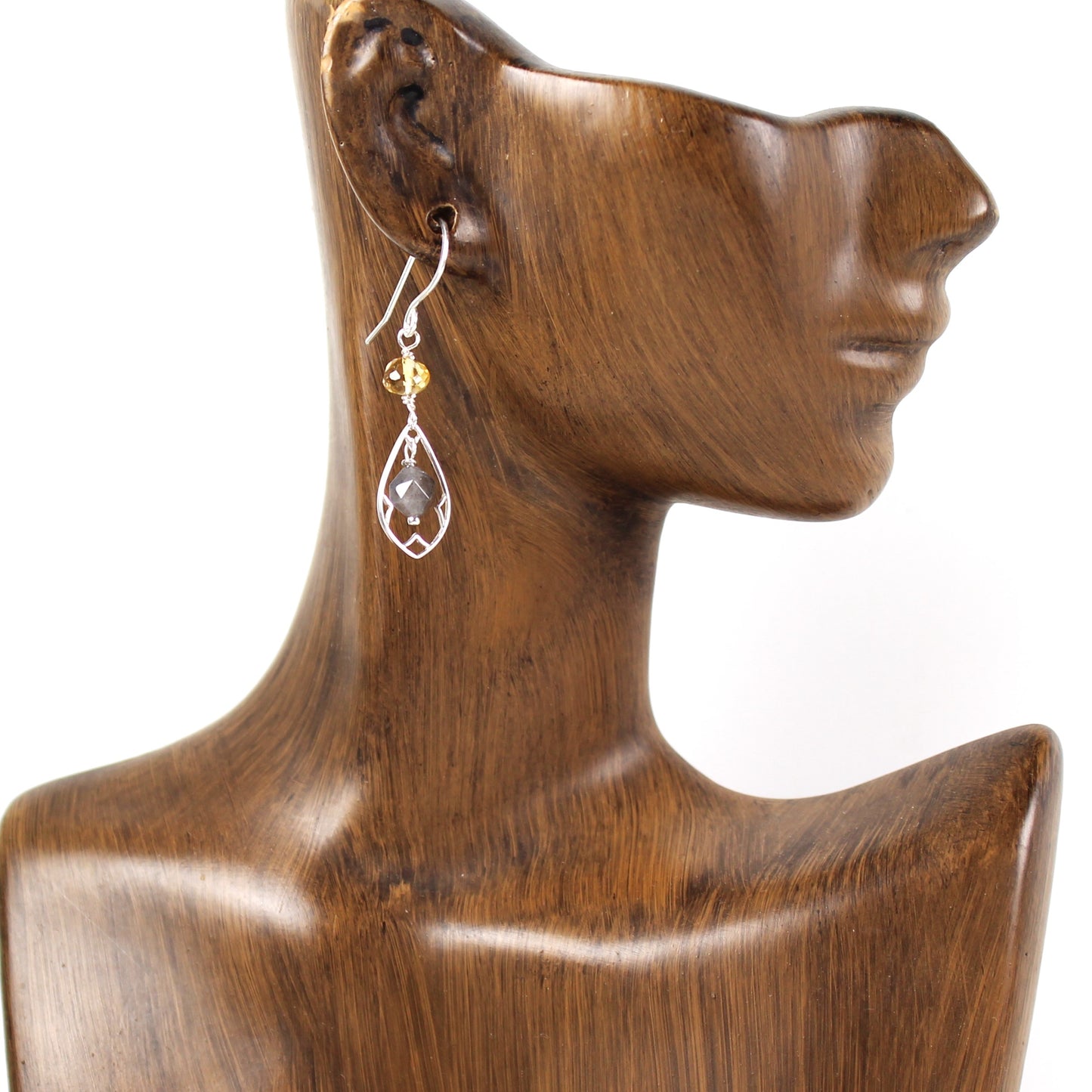 Citrine Teardrop Earrings