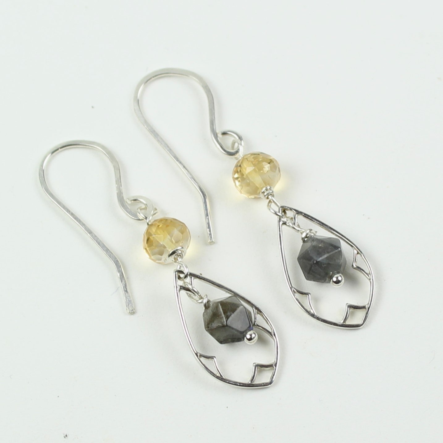 Citrine Teardrop Earrings