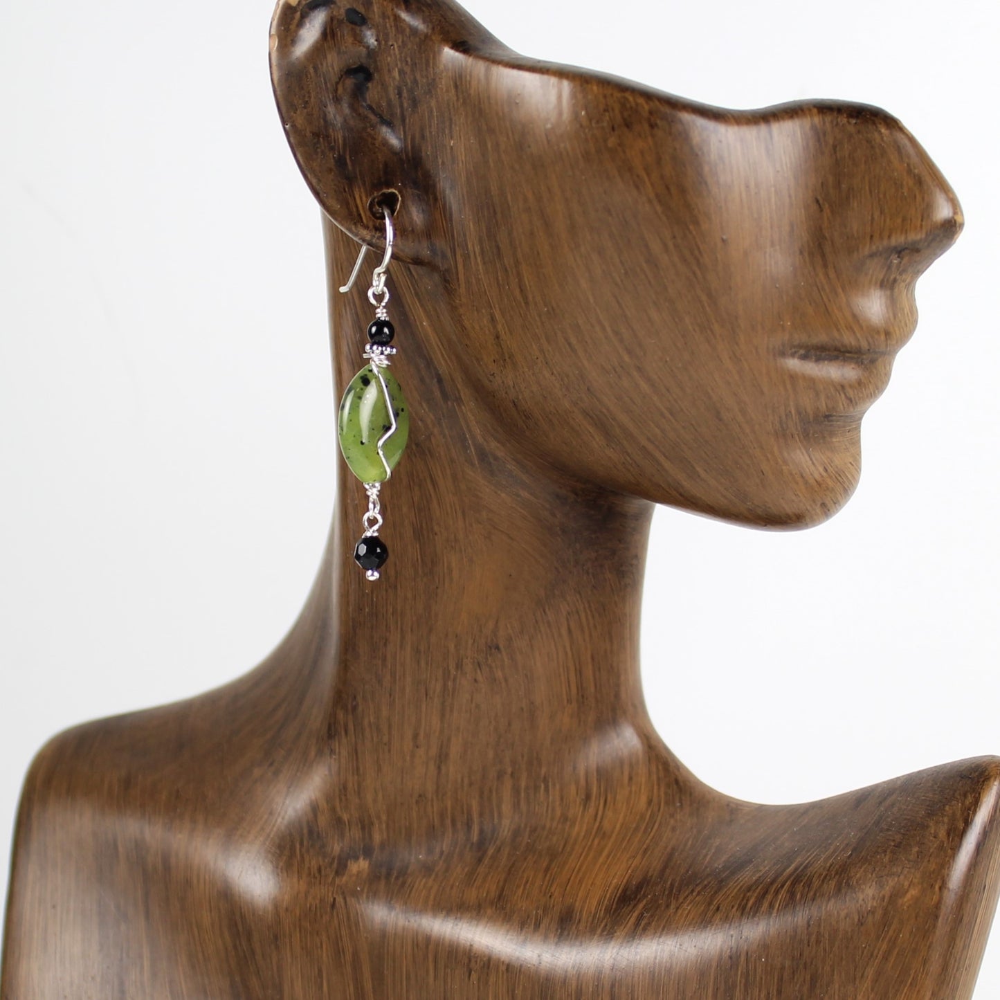 Jade Speckled Earrings