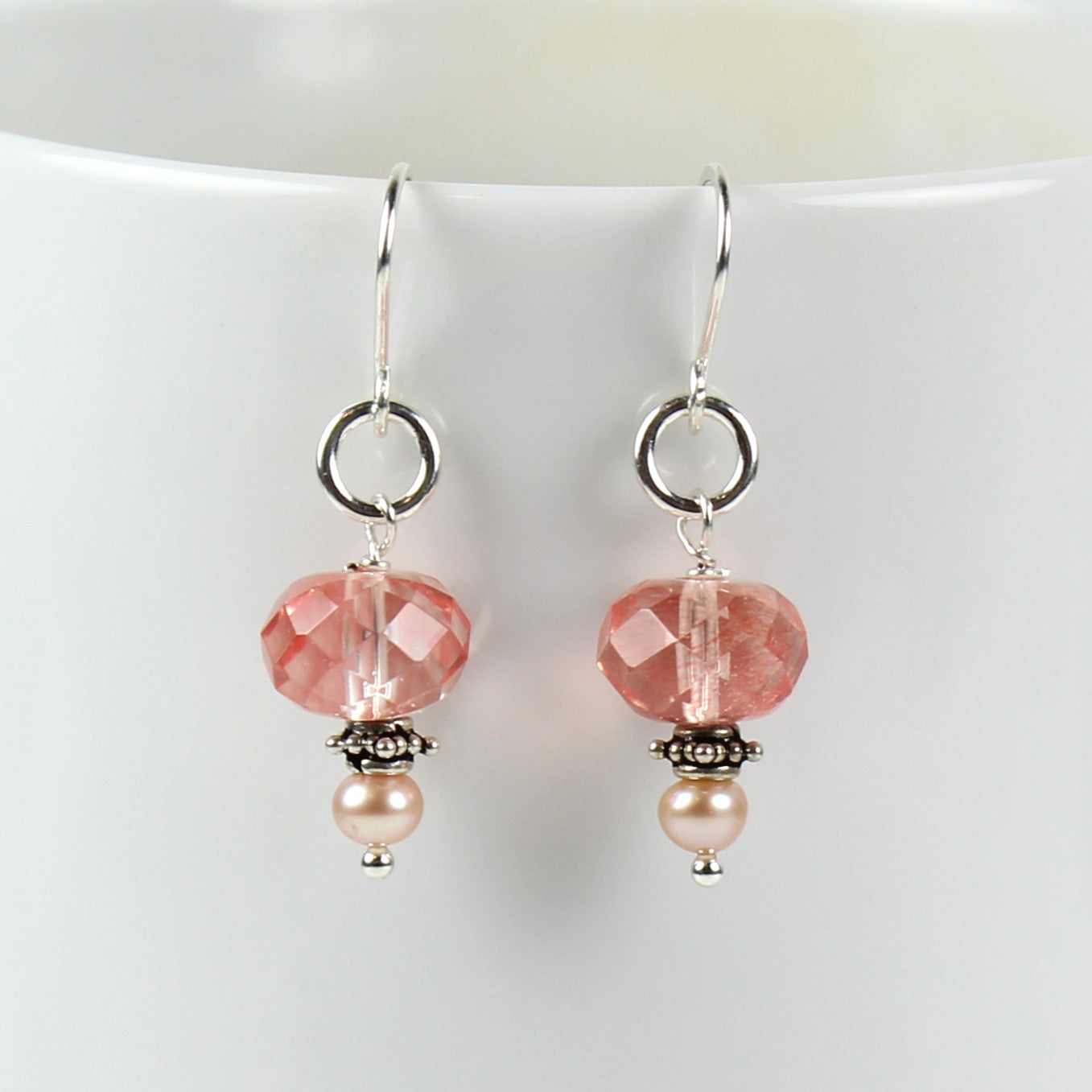 Cherry Quartz Earrings