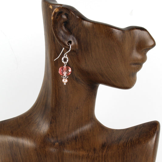 Cherry Quartz Earrings
