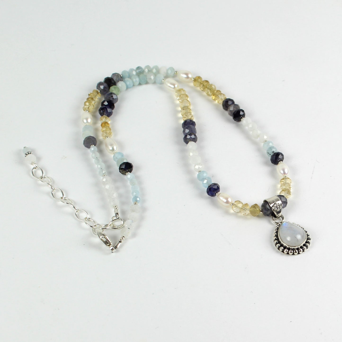 Moonstone Blues Necklace