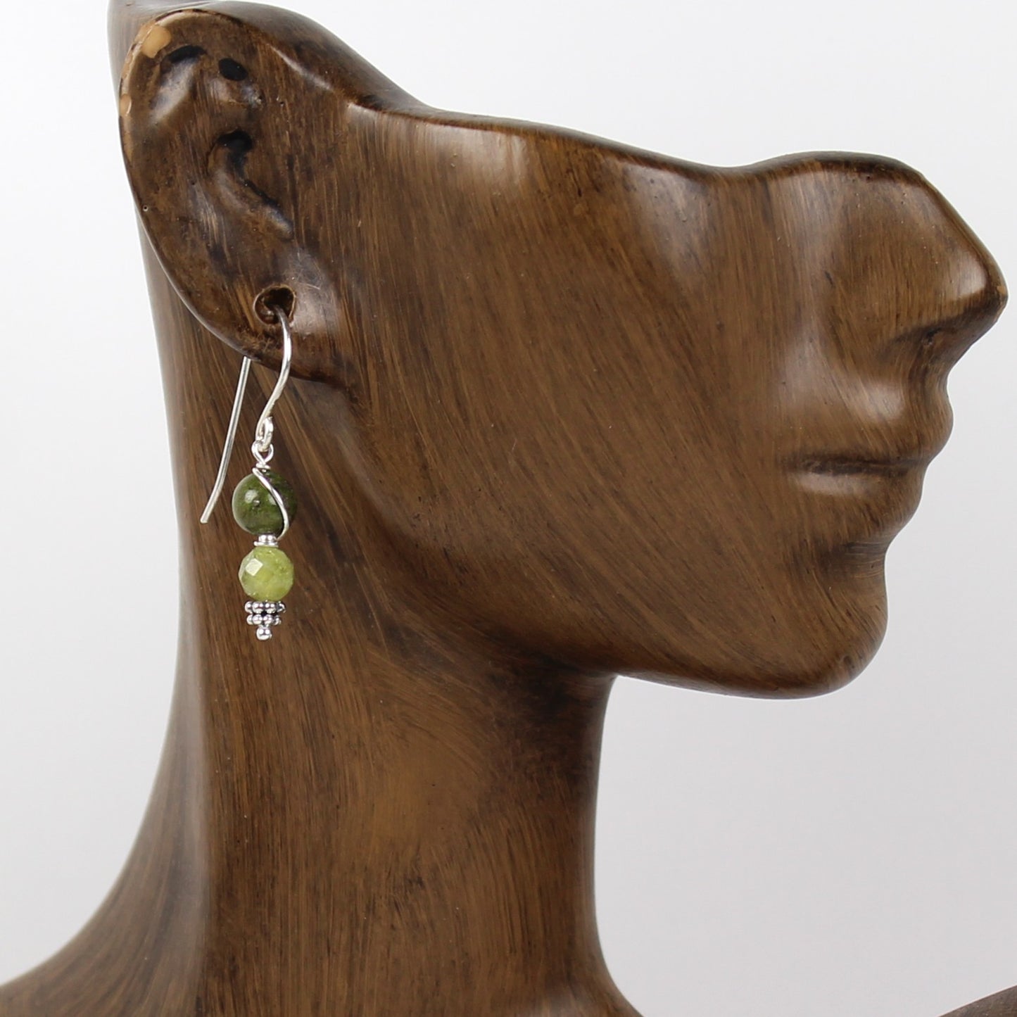 Simple Green Earrings