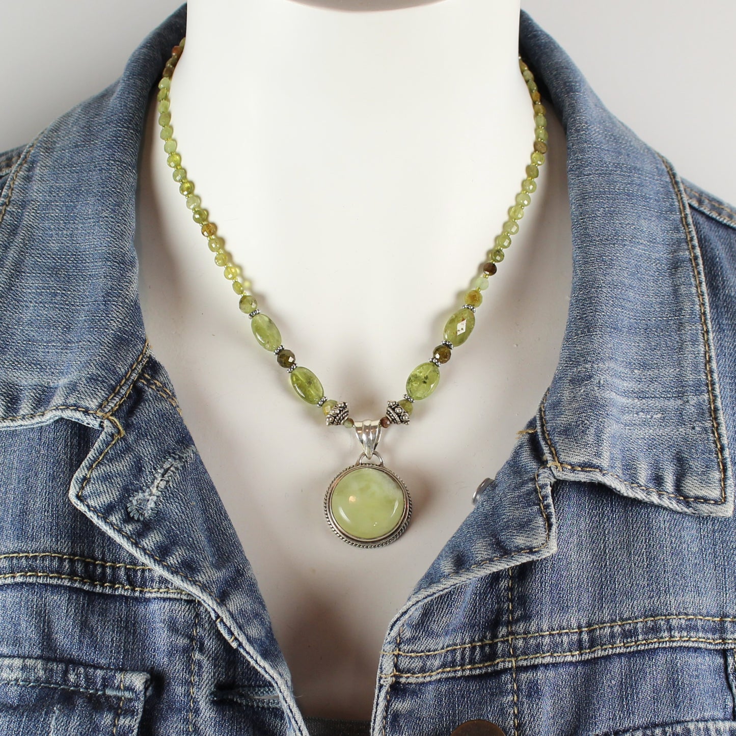 Green Pendant Necklace