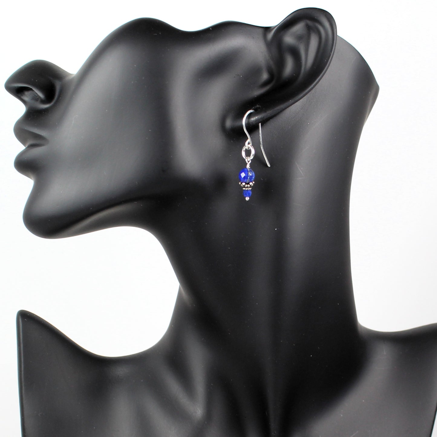 Lapis Loop Earrings