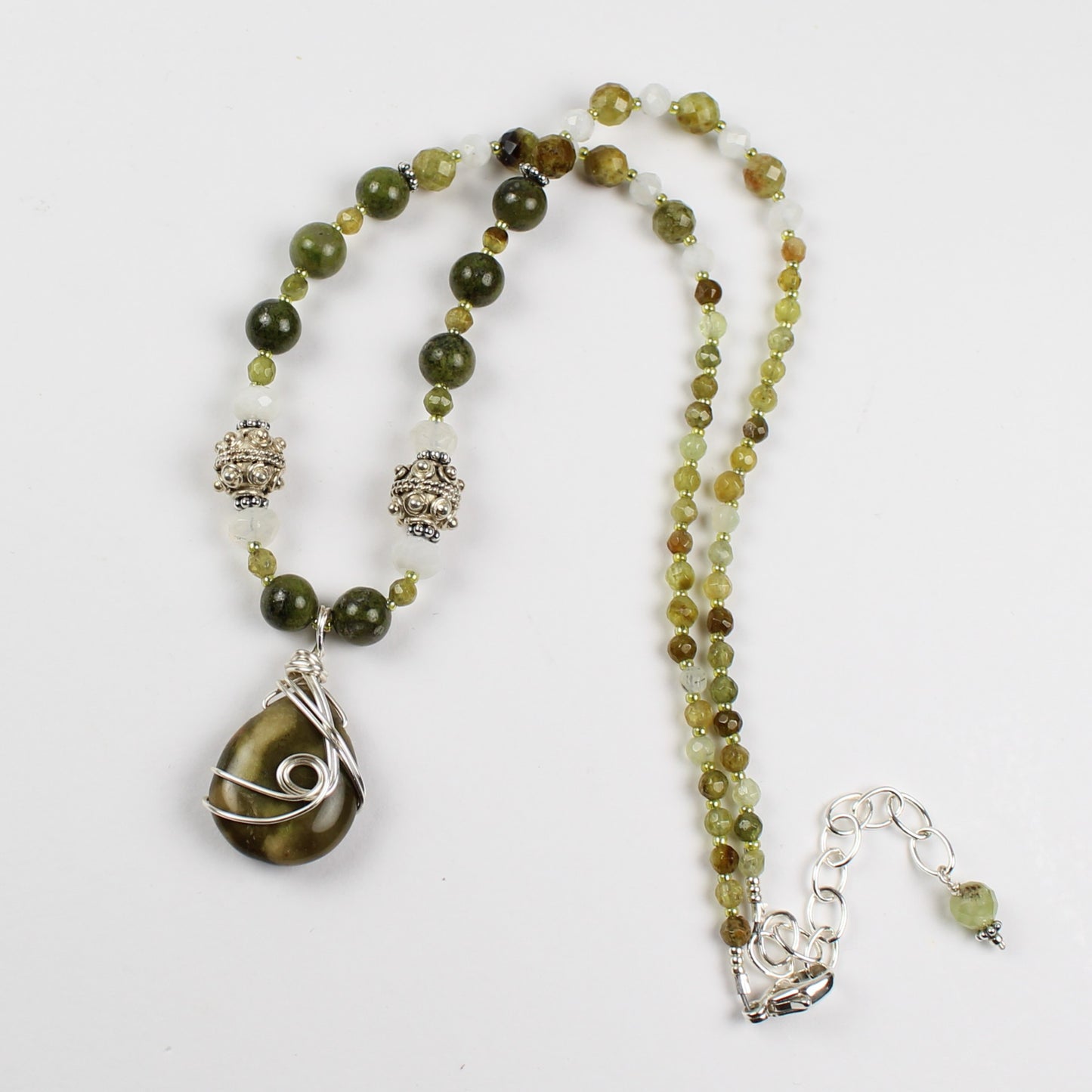 Shades of Green Necklace
