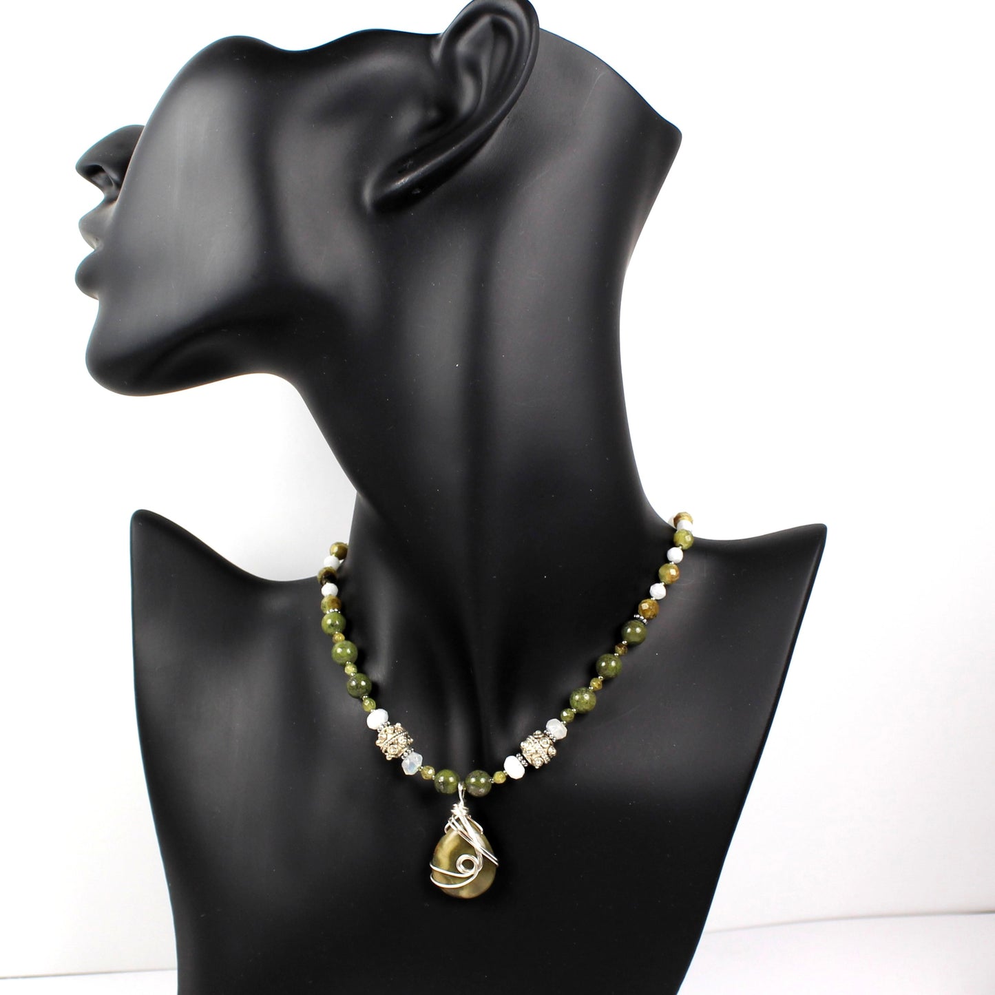 Shades of Green Necklace