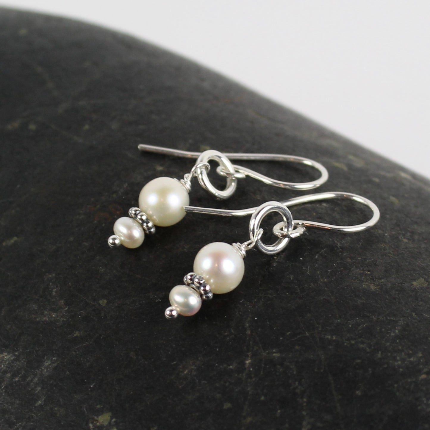 Pearl Loop Earrings