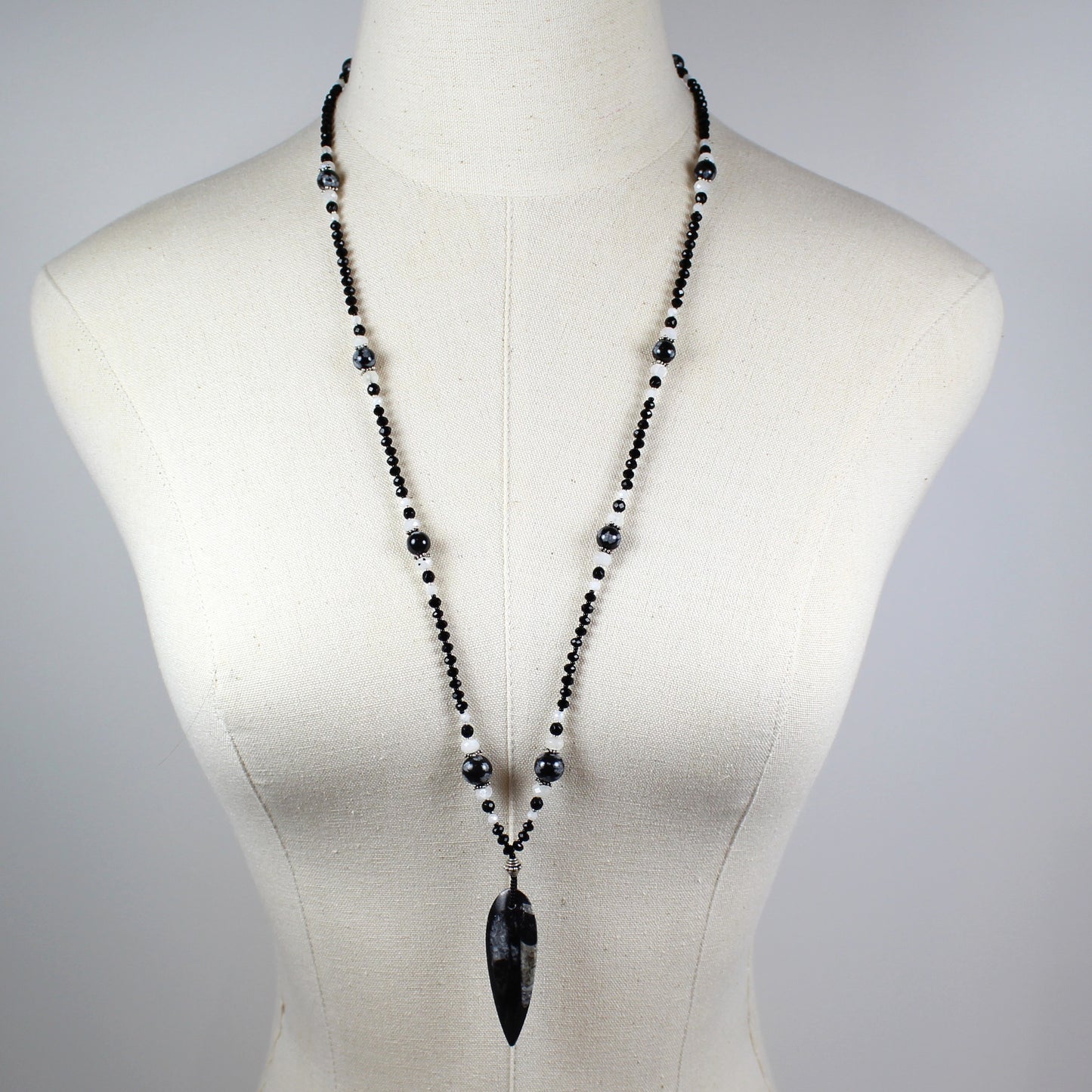Orthoceras Long Necklace
