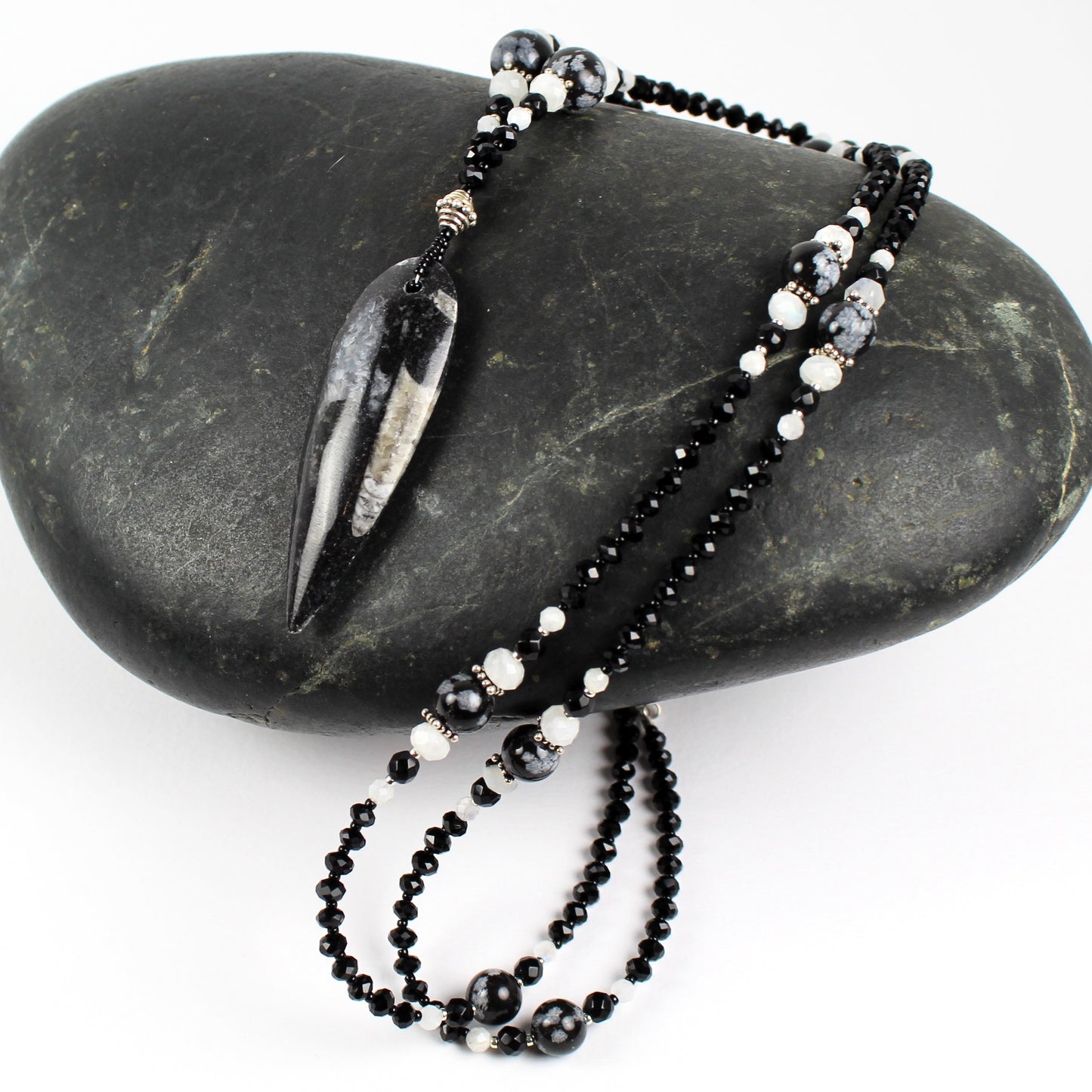 Orthoceras Long Necklace