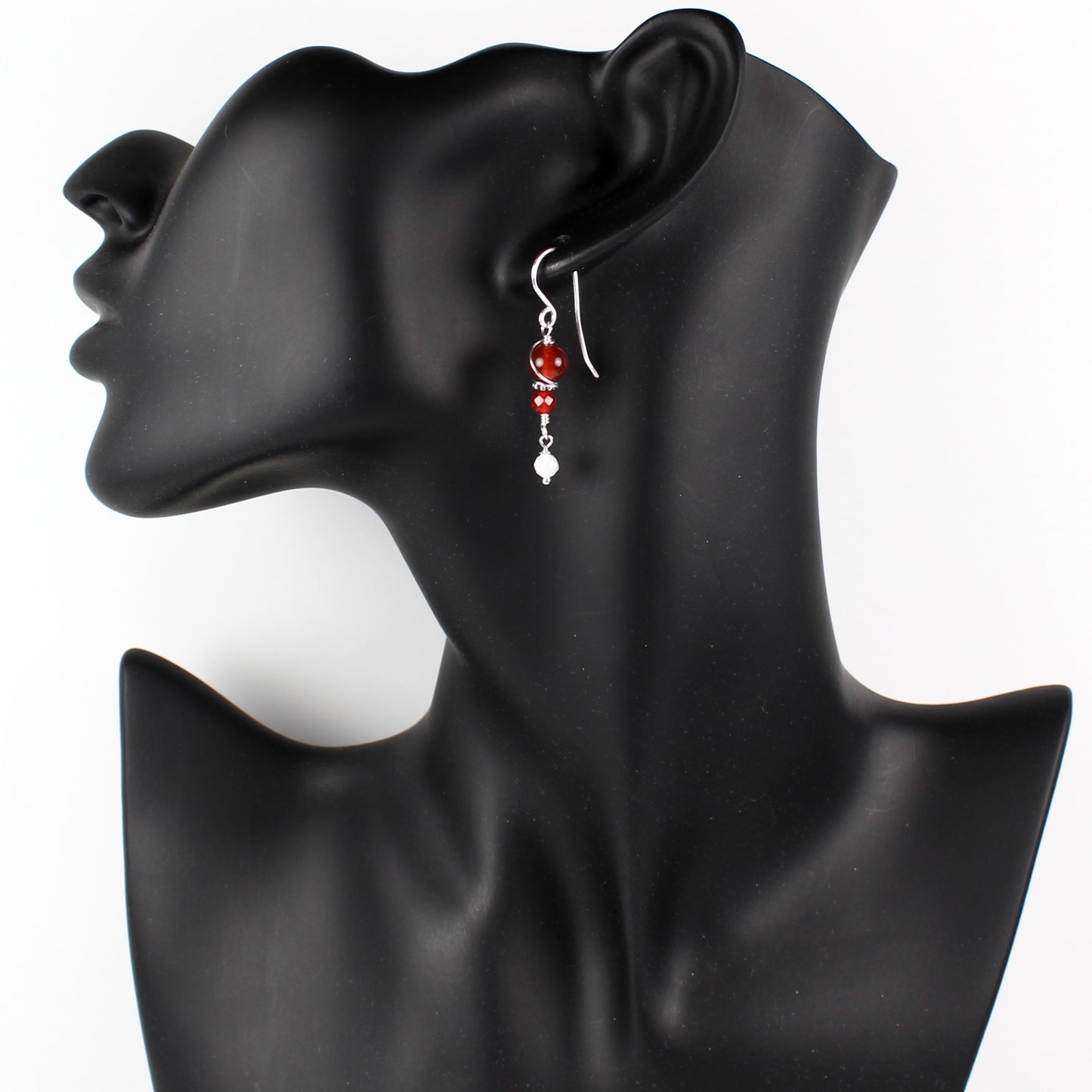 Carnelian Wrap Earrings