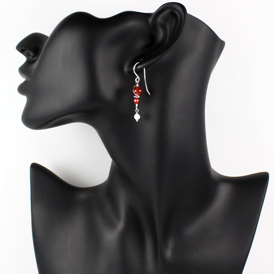 Carnelian Wrap Earrings