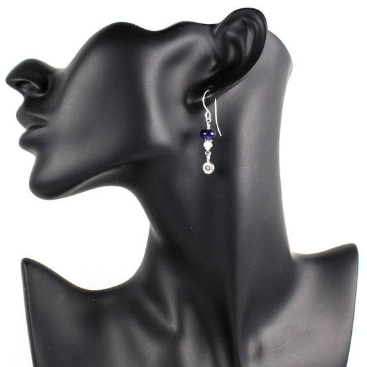 Amethyst Charm Earrings