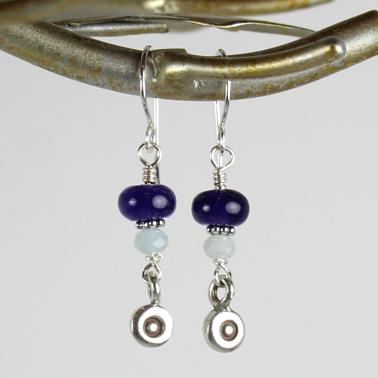 Amethyst Charm Earrings