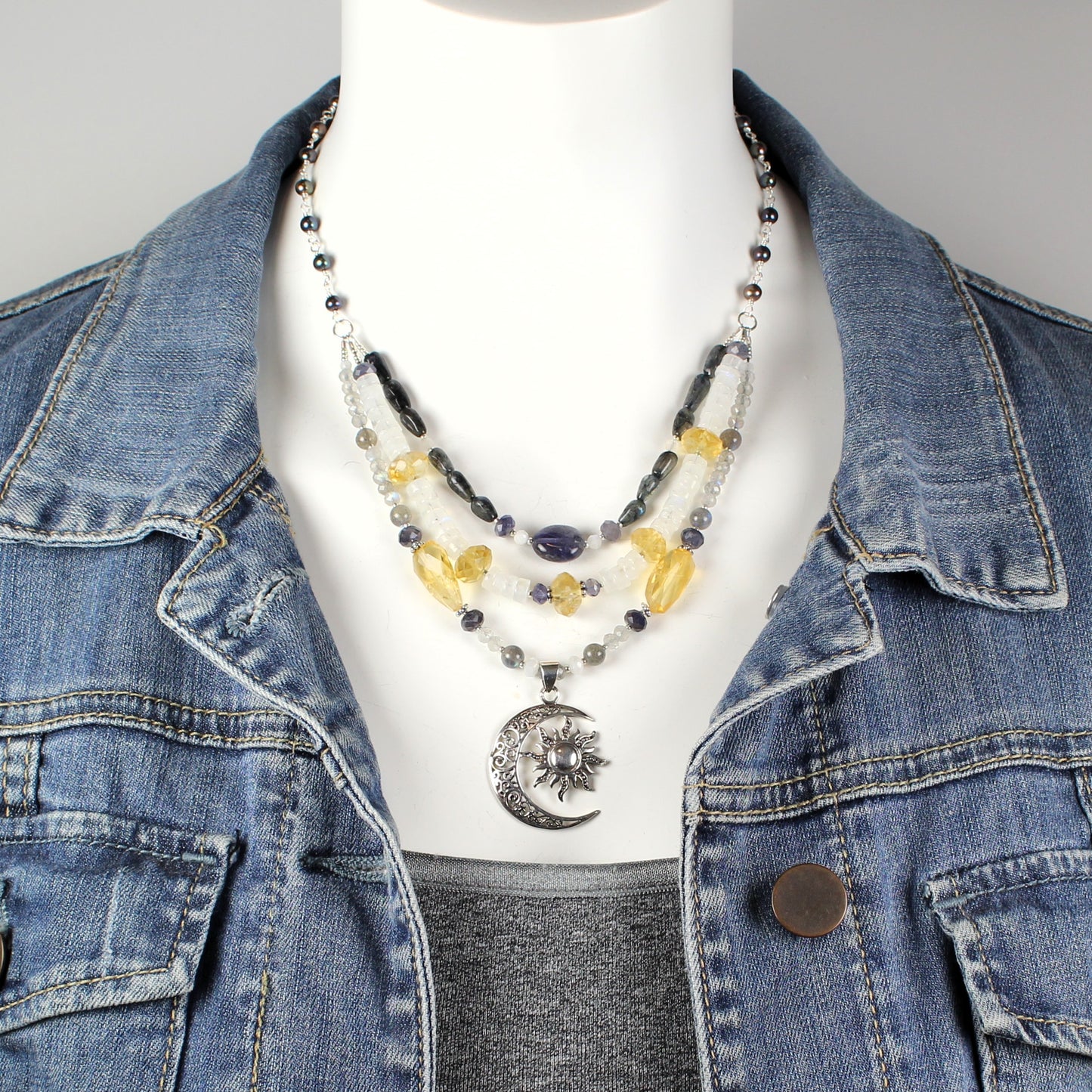 Celestial Multi-Strand Necklace