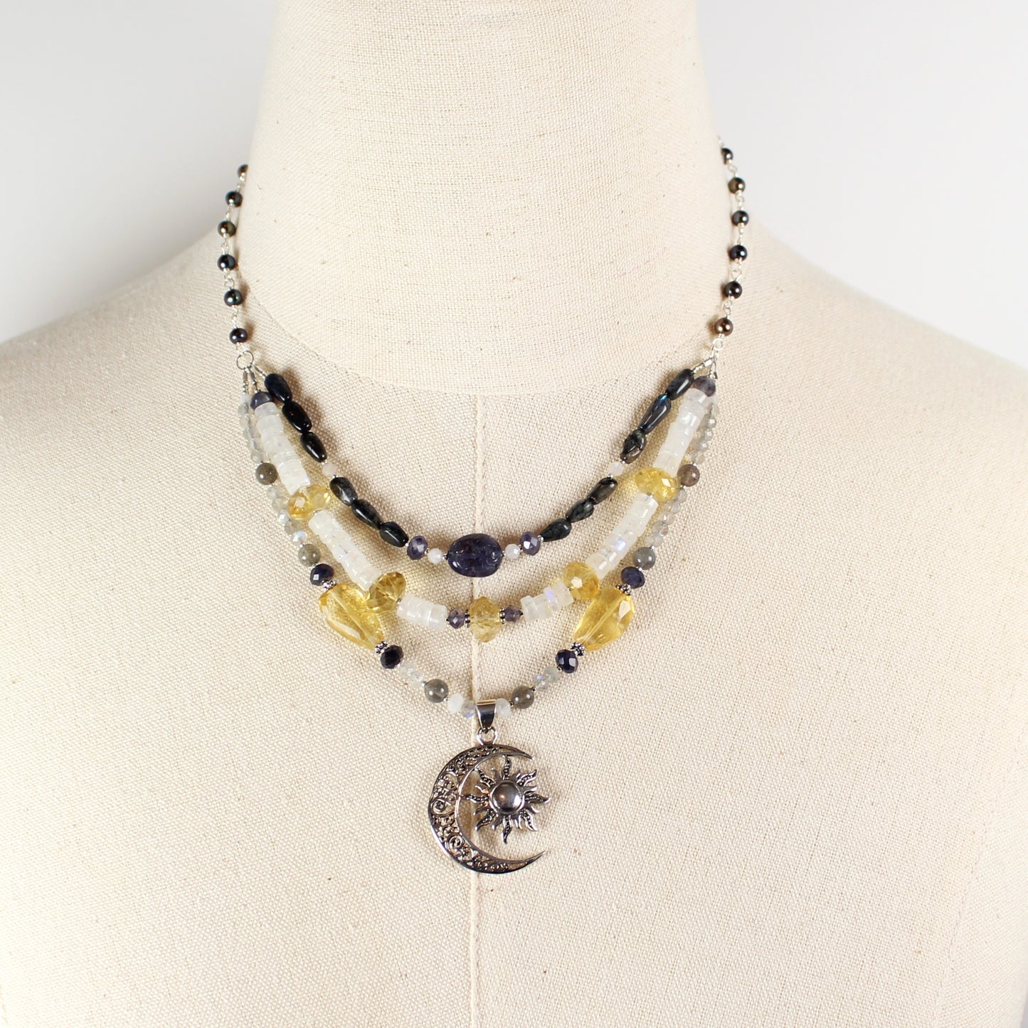 Celestial Multi-Strand Necklace
