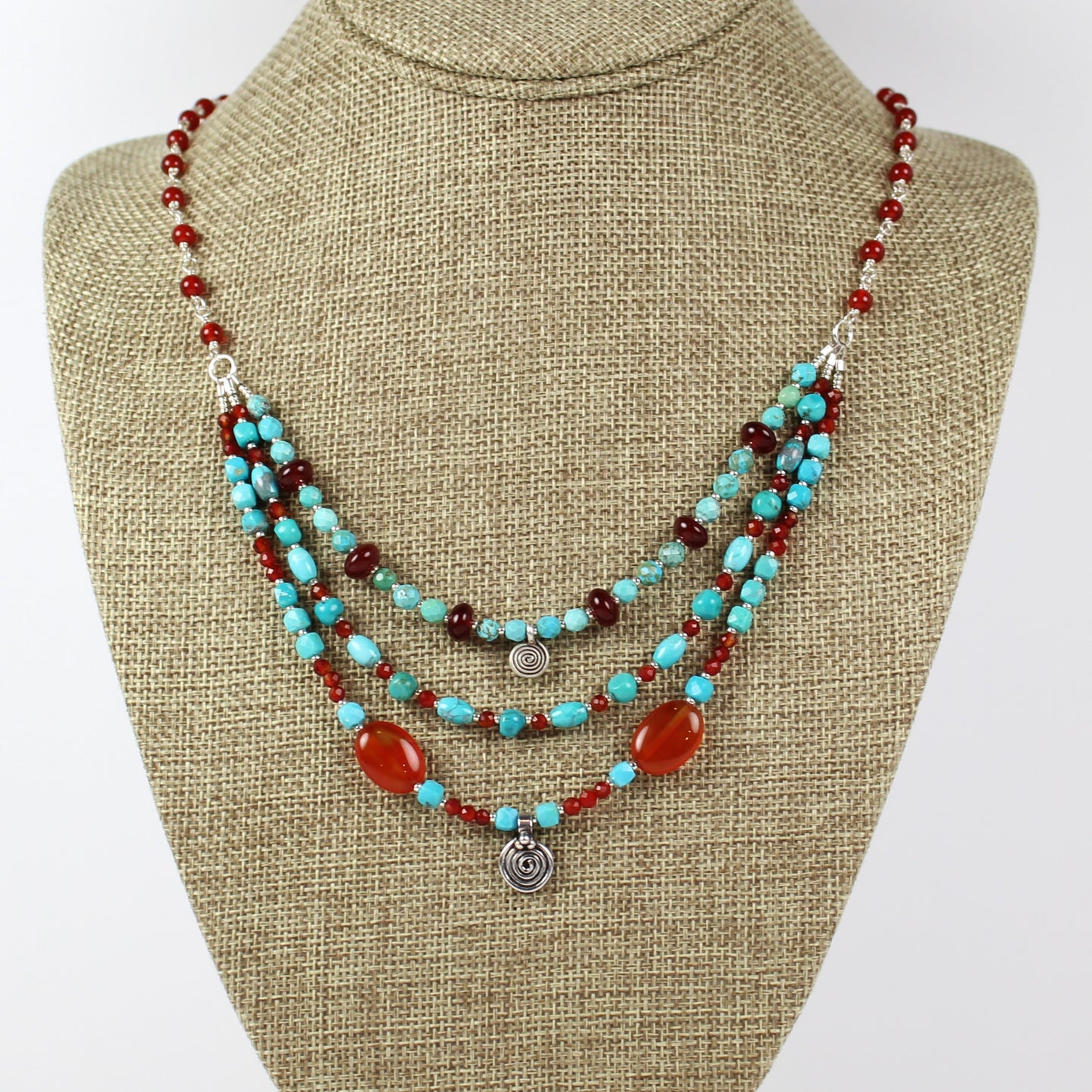 Fire and Sky Necklace