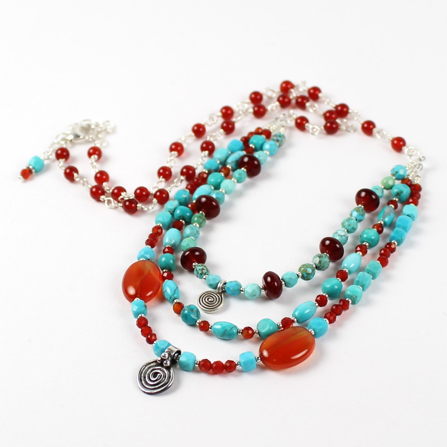 Fire and Sky Necklace