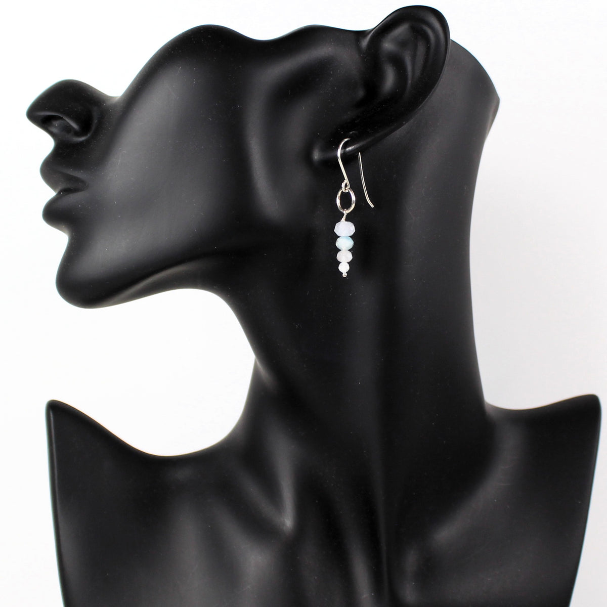 Aquamarine Tower Earrings