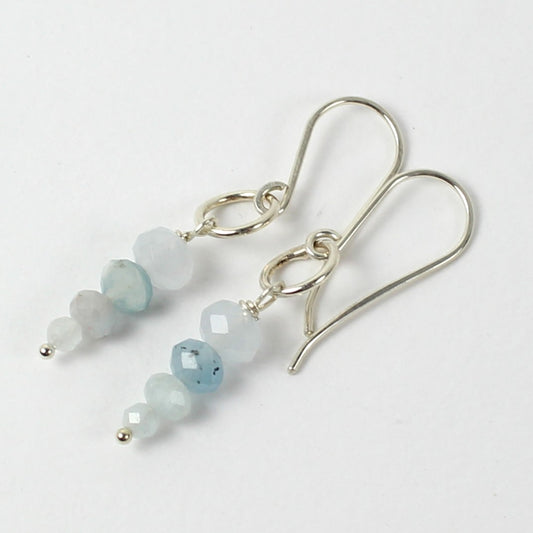 Aquamarine Tower Earrings